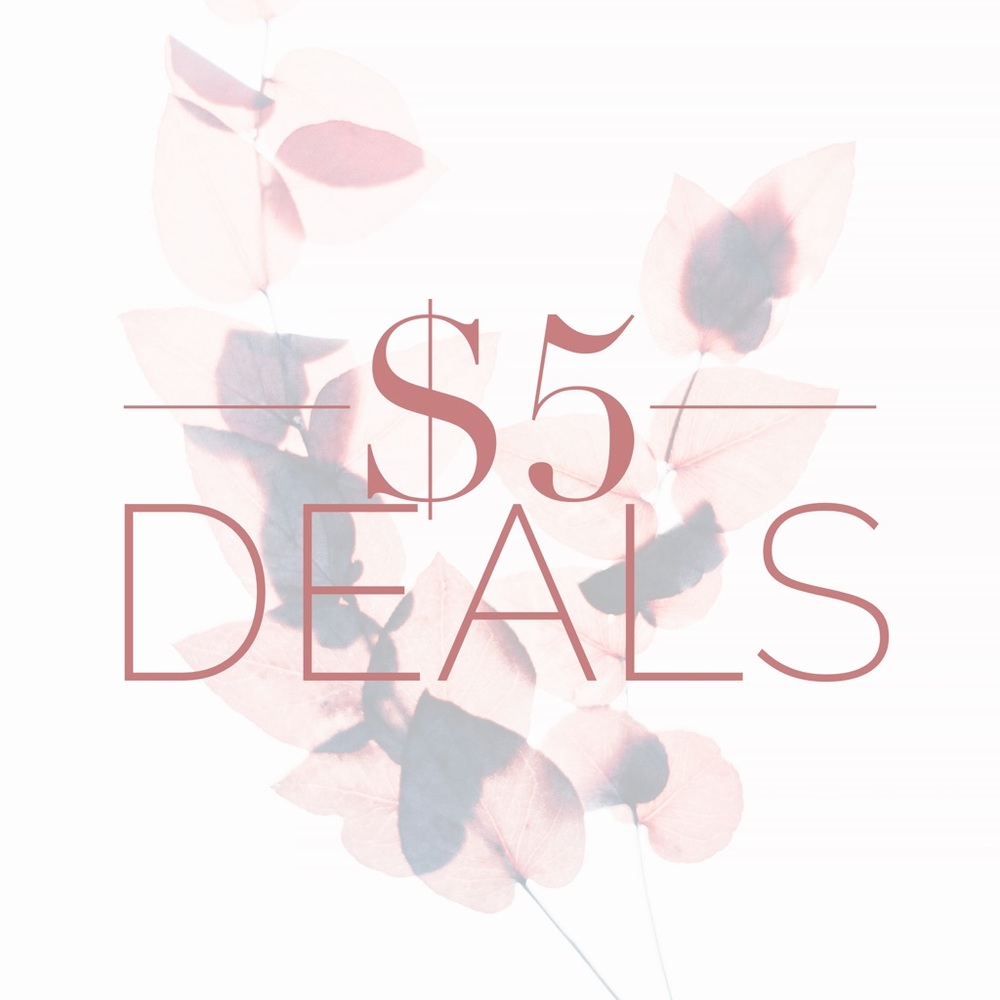 ✨$5 DEALS✨ Prices firm unless bundled.